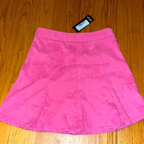 Nasty Gal Box Pleat Cord Tennis Skirt 6 - Picture 1 of 3